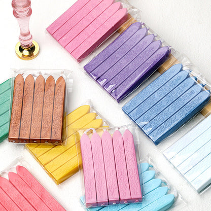 ART EMBOSS 5-piece Sealing Wax Sticks(80 colors)