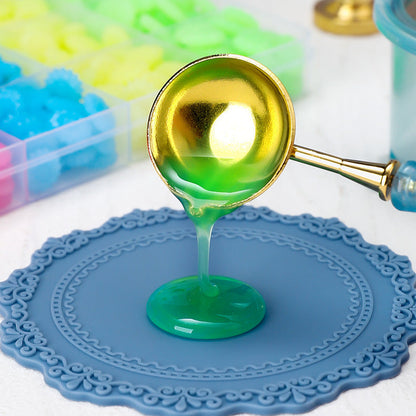 ART EMBOSS 5 Colors Semi-transparent Night Luminous Sealing Wax Beads(100pcs)