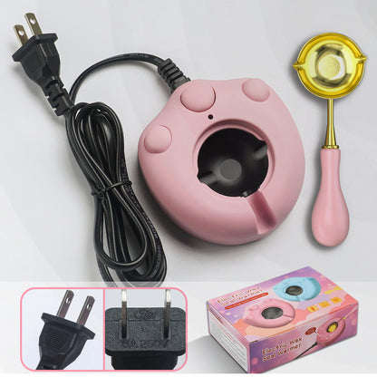 ART EMBOSS Electric Wax Seal Melting Furnace US-pink