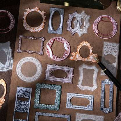 ART EMBOSS Old Dreams Border Sticker Pack(20 Sheets)