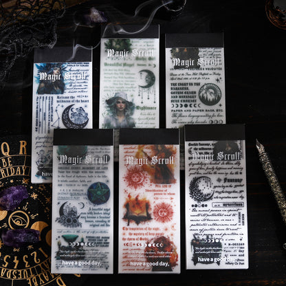 ART EMBOSS Magic Scroll Paper Pack – Fantasy Decorative Paper (30 Sheets)
