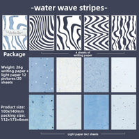 Water wave stripes