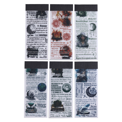 ART EMBOSS Magic Scroll Paper Pack – Fantasy Decorative Paper (30 Sheets)