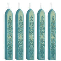 Gold and blue (sword pattern with core, 5 pieces)