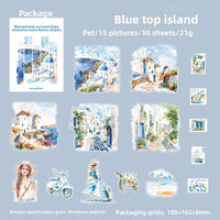 Blue top island