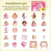 Pink dream girl series-sweetheart girl 25/piece