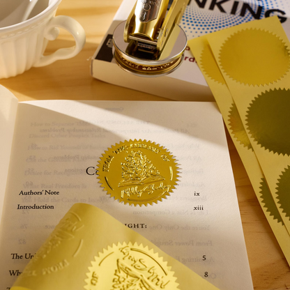 ART EMBOSS Blank Embosser Stickers