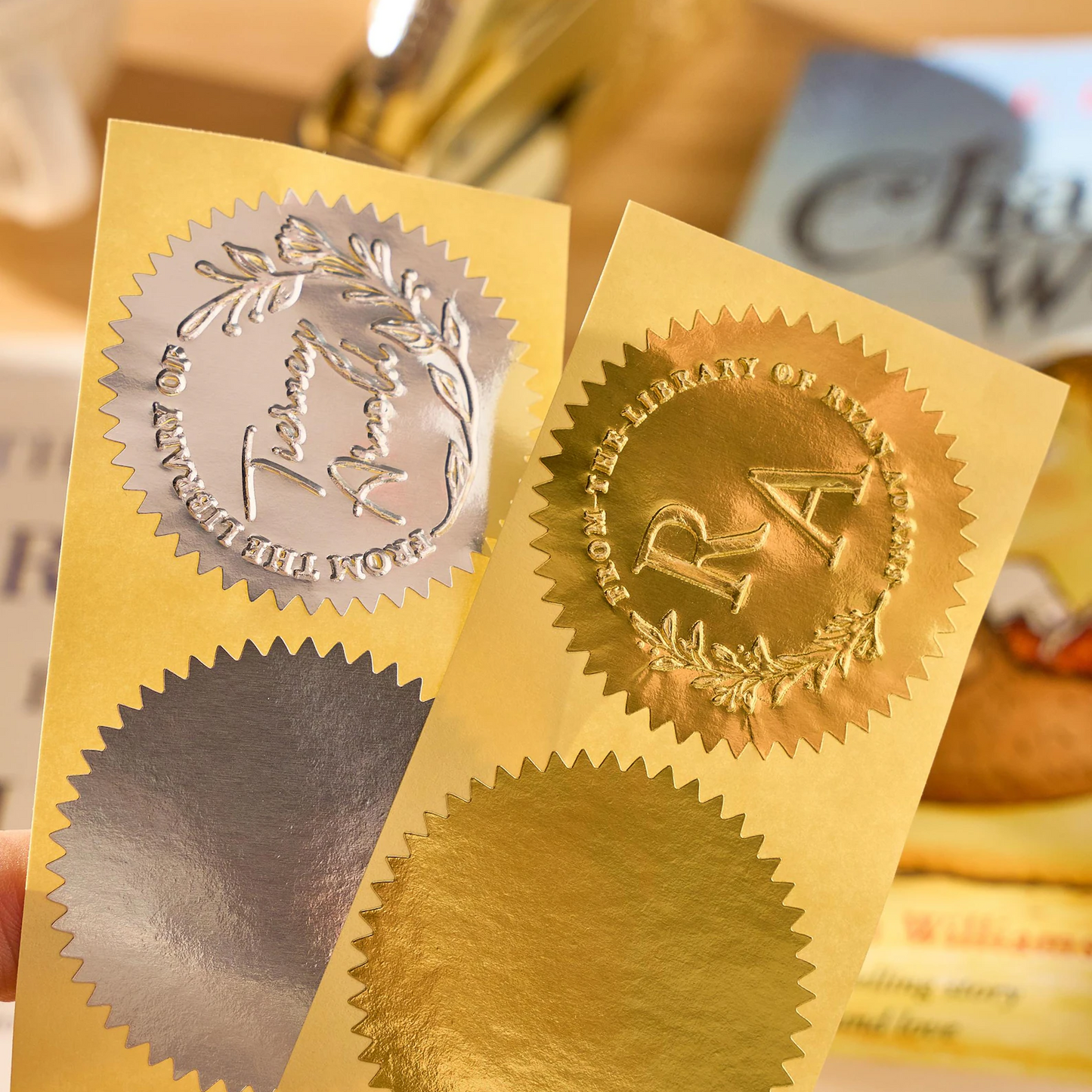 ART EMBOSS Blank Embosser Stickers