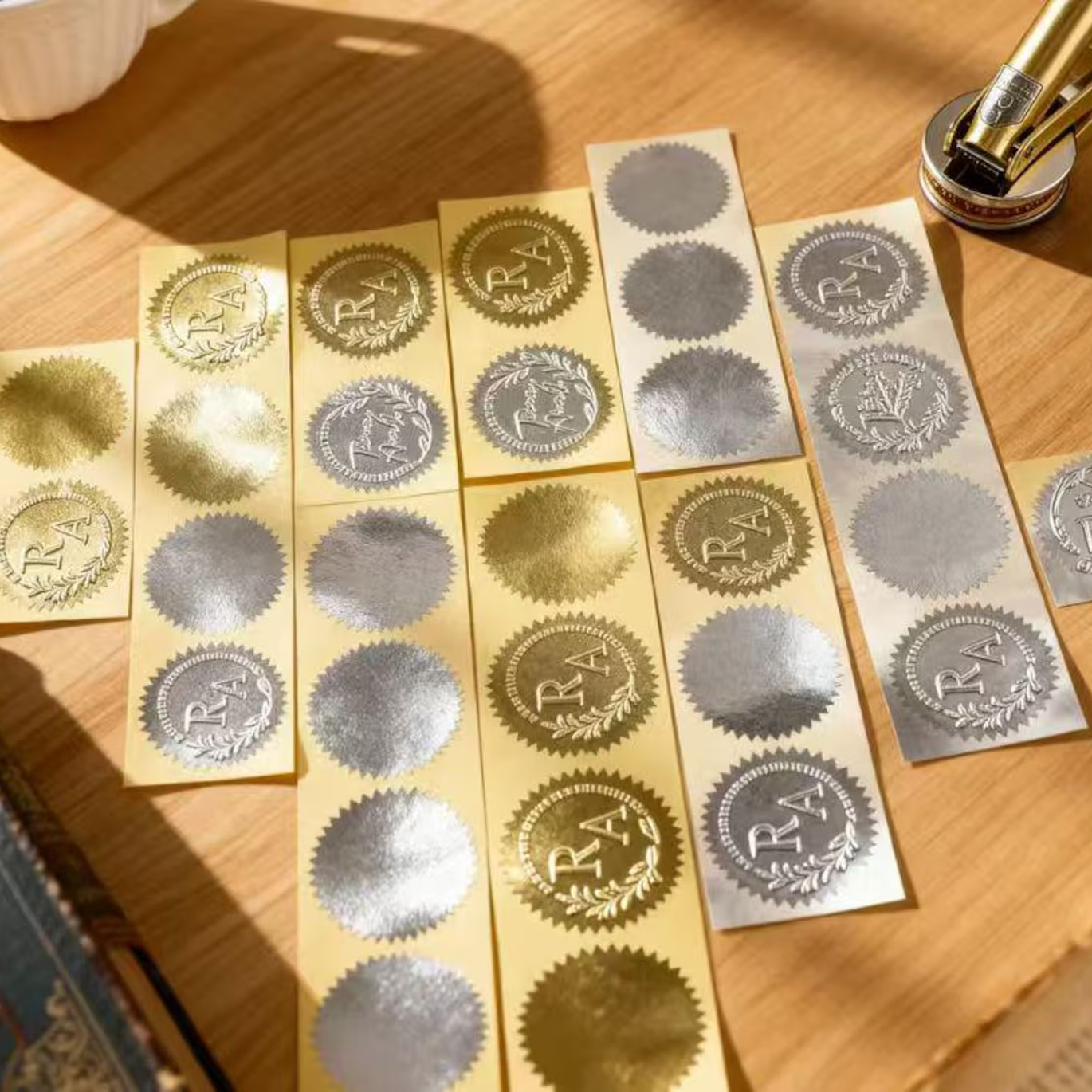 ART EMBOSS Blank Embosser Stickers