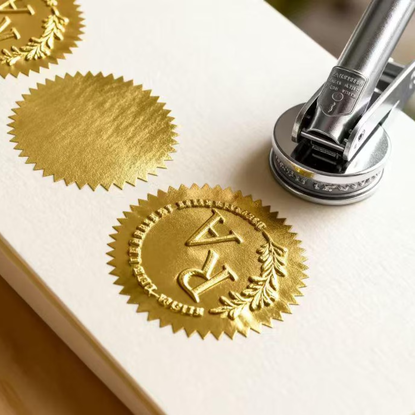 ART EMBOSS Blank Embosser Stickers